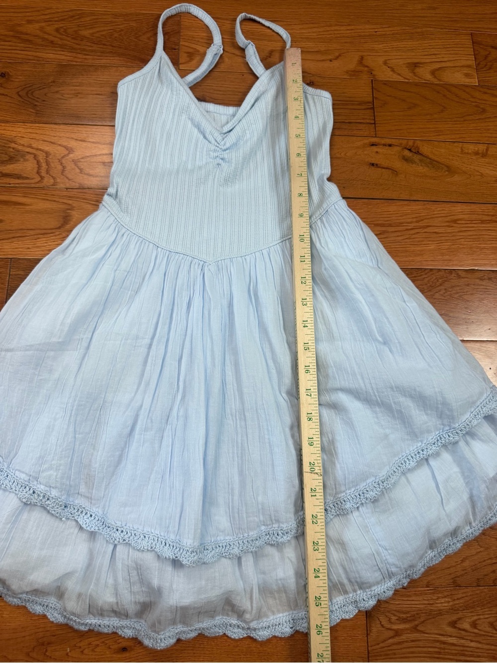 Aerie Tiered Ruffle Mini Dress Fairycore - Picture 9 of 9